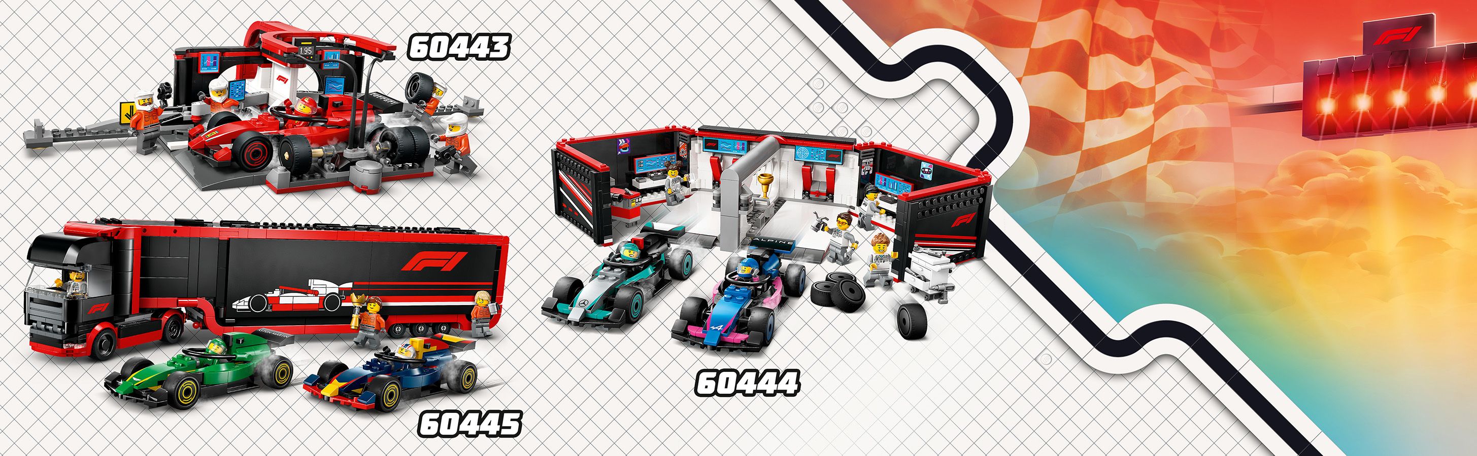 Více vysokorychlostní akce F1®
